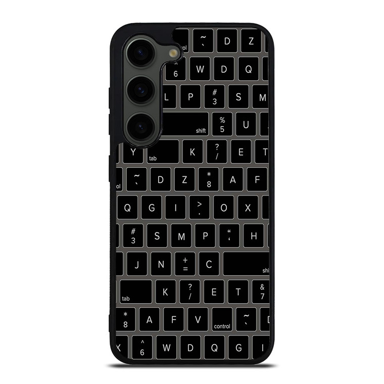 BLACK KEYBOARD PATTERN Samsung Galaxy S23 Plus Case