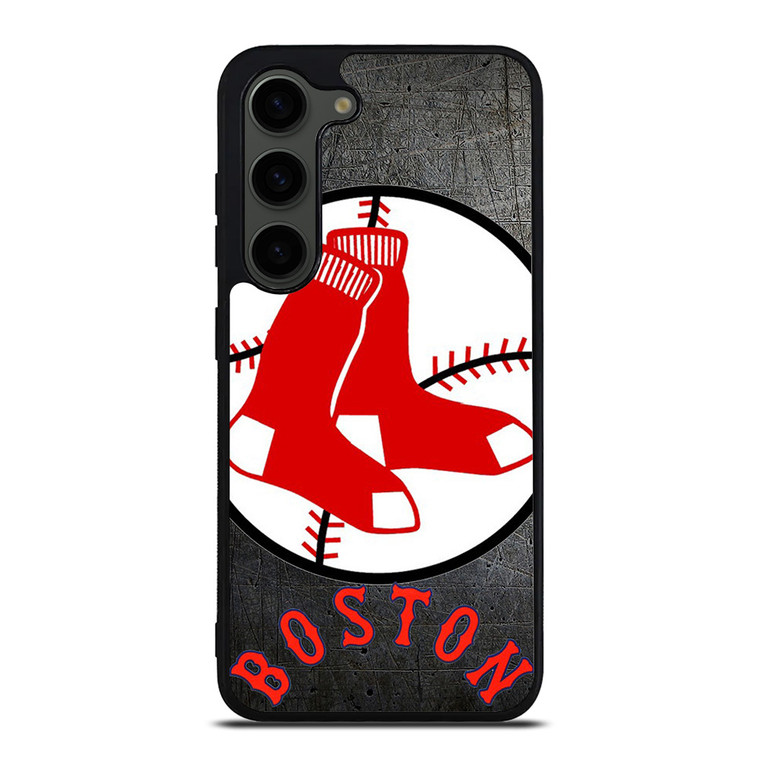 BOSTON RED SOX BASEBALL METAL LOGO Samsung Galaxy S23 Plus Case