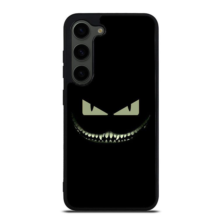 CHESHIRE CAT FENDI EYES BLACK Samsung Galaxy S23 Plus Case