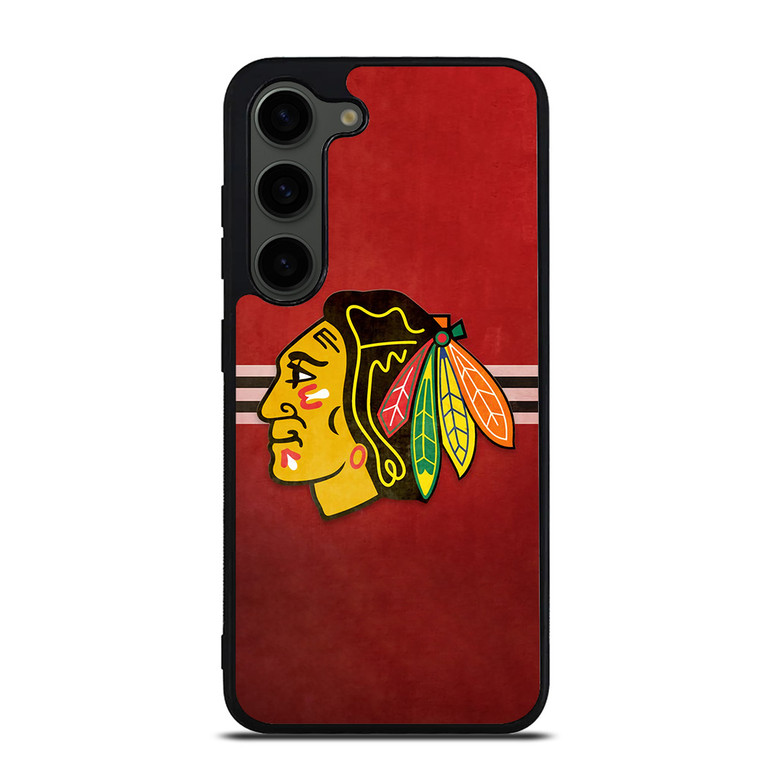 CHICAGO BLACK HAWKS RED LOGO Samsung Galaxy S23 Plus Case