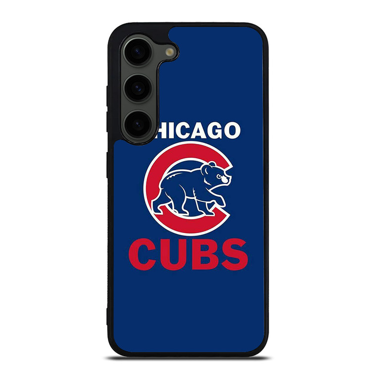 CHICAGO CUBS BLUE RED LOGO BASEBALL Samsung Galaxy S23 Plus Case