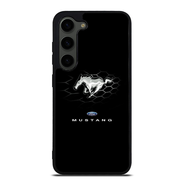 FORD MUSTANG LOGO BLACK Samsung Galaxy S23 Plus Case