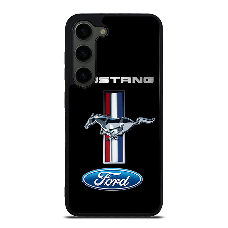 FORD MUSTANG STRIPS EMBLEM Samsung Galaxy S23 Plus Case
