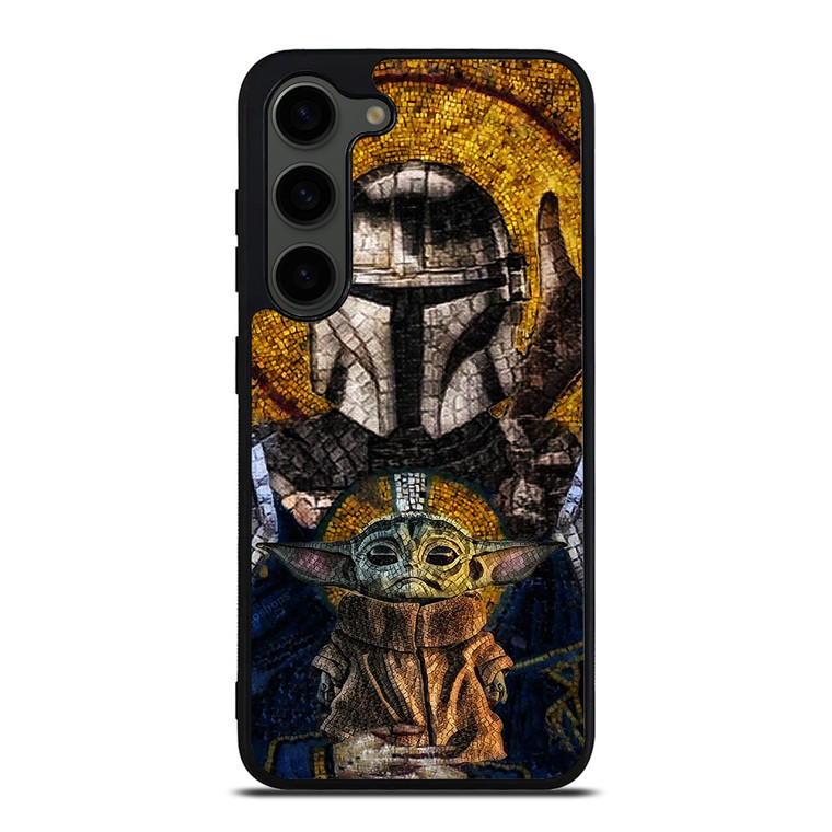MANDALORIAN AND BABY YODA STAR WARS ART Samsung Galaxy S23 Plus Case