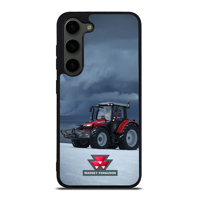 MASSEY FERGUSON TRACKTORS SNOW Samsung Galaxy S23 Plus Case