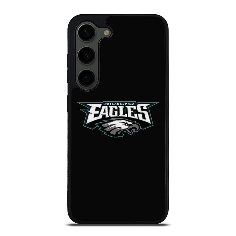 PHILADELPHIA EAGLES LOGO BLACK Samsung Galaxy S23 Plus Case