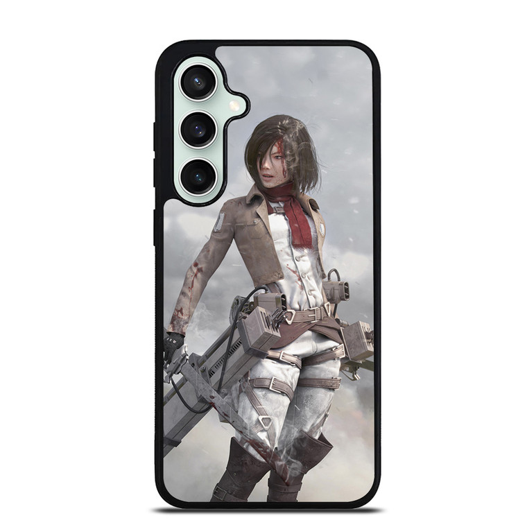 ATTACK ON TITAN MIKASA ACKERMAN SNOW Samsung Galaxy S23 FE Case
