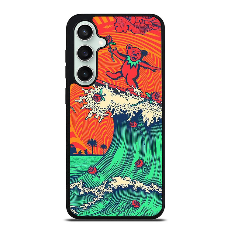 Grateful Dead Band iPhone 12 Rubber Black Samsung Galaxy S23 FE Case