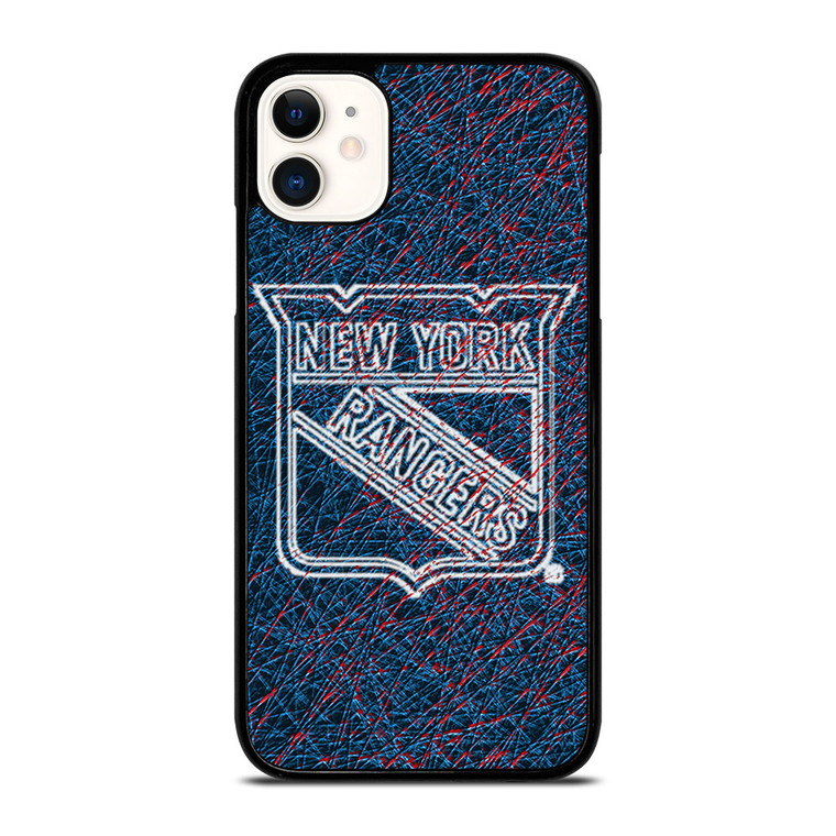 NEW YORK RANGERS ABSTRACT iPhone 11 Case