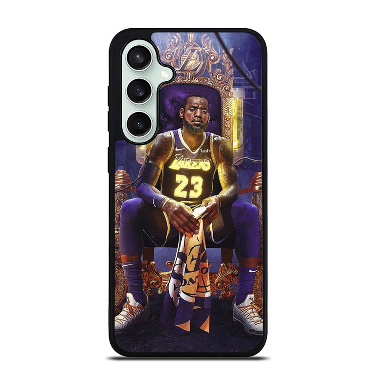 LEBRON JAMES LAKERS KING SITDOWN Samsung Galaxy S23 FE Case