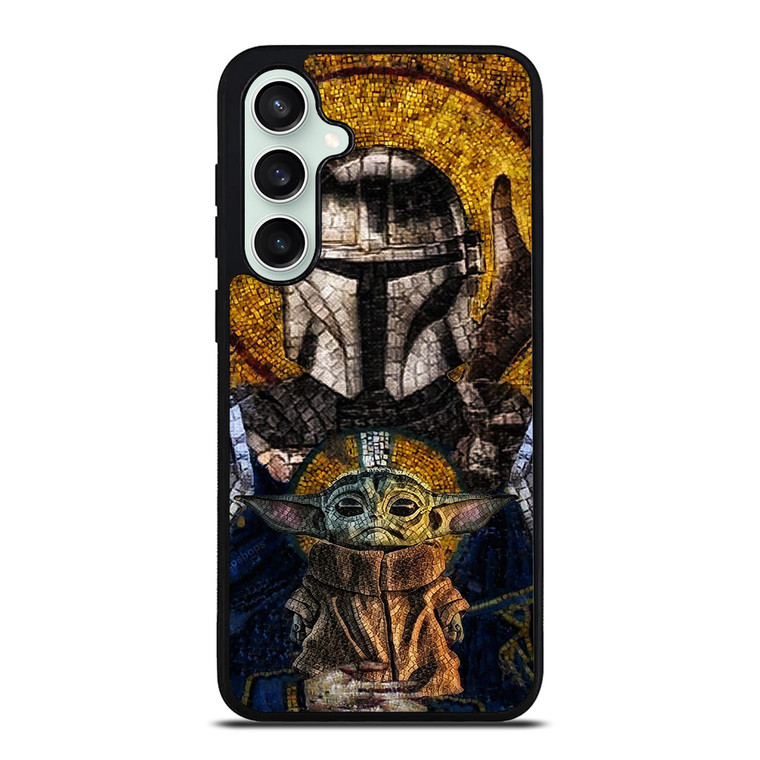 MANDALORIAN AND BABY YODA STAR WARS ART Samsung Galaxy S23 FE Case
