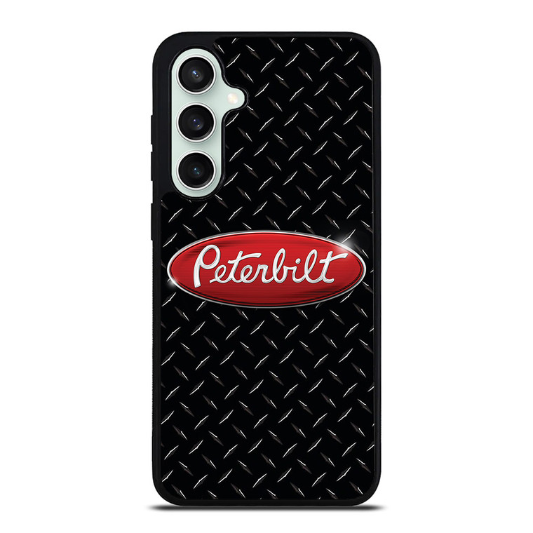 PETERBILT TRUCK PLATE BLACK Samsung Galaxy S23 FE Case