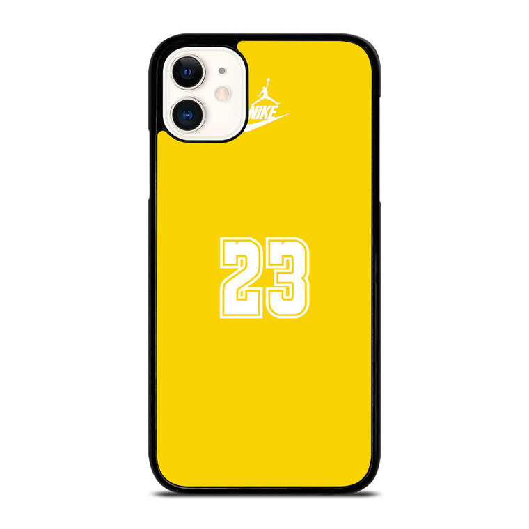 NIKE 23 YELLOW AIR JORDAN iPhone 11 Case
