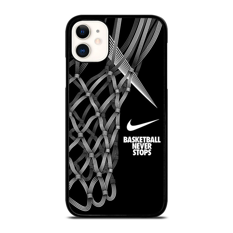 NIKE BASKETBALL NEVER STOPS ART iPhone 11 Case