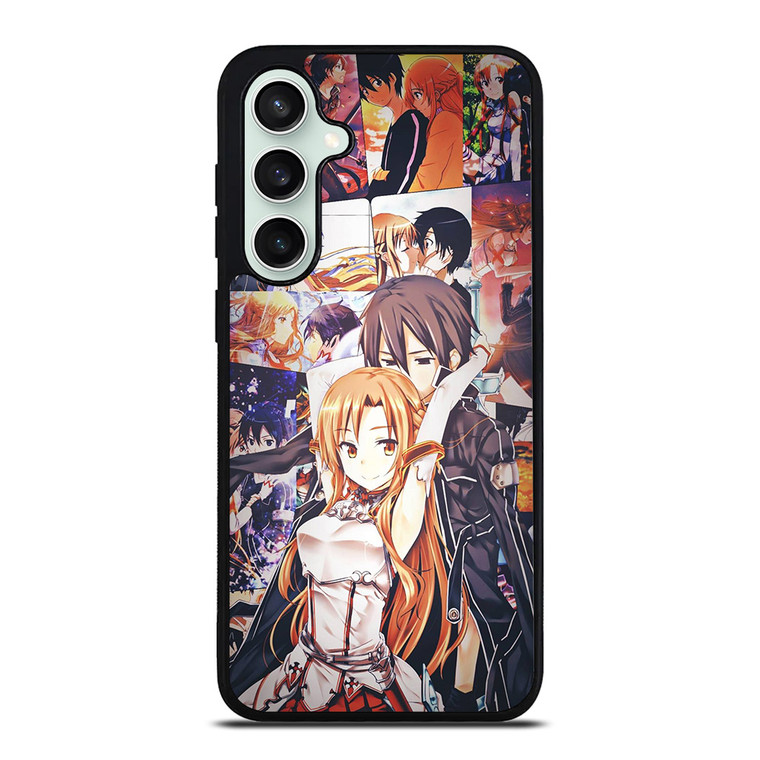 SWORD ART ONLINE KIRITO AND ASUNA LOVE Samsung Galaxy S23 FE Case