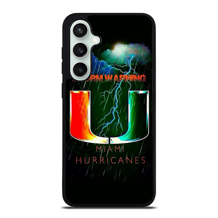 UM MIAMI HURRICANES NFL THUNDER Samsung Galaxy S23 FE Case UM MIAMI HURRICANES NFL THUNDER Samsung Galaxy S23 FE Case