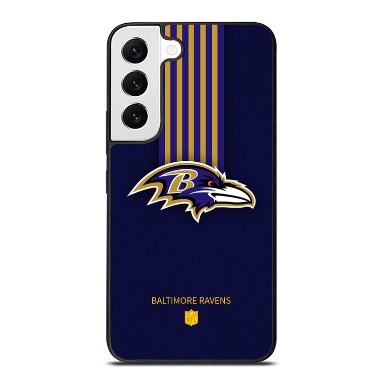 BALTIMORE RAVENS STRIP Samsung Galaxy S22 Case