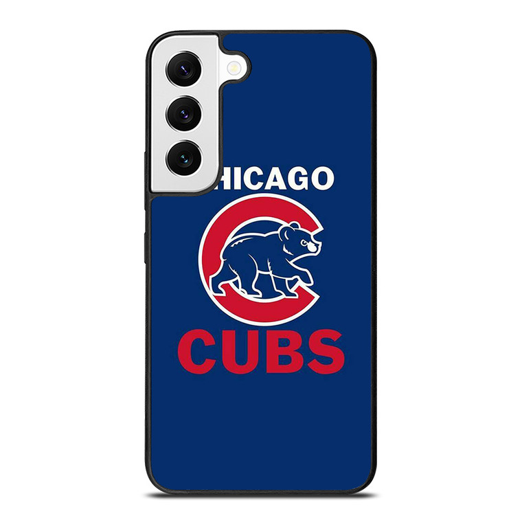 CHICAGO CUBS BLUE RED LOGO BASEBALL Samsung Galaxy S22 Case