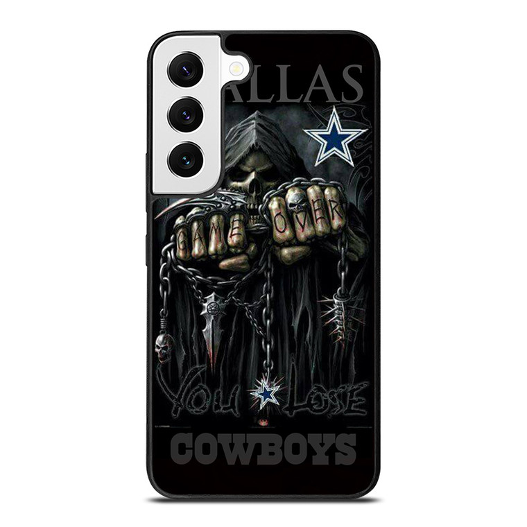 DALLAS COWBOYS SKULL YOU LOSE Samsung Galaxy S22 Case