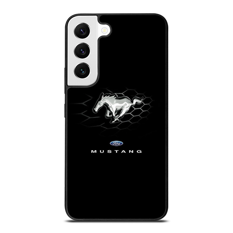 FORD MUSTANG LOGO BLACK Samsung Galaxy S22 Case