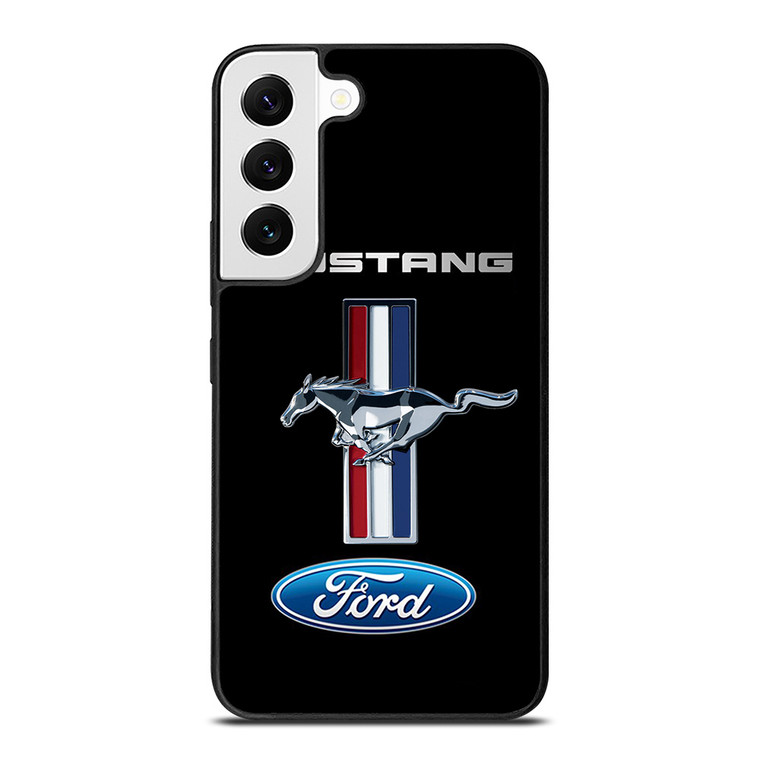 FORD MUSTANG STRIPS EMBLEM Samsung Galaxy S22 Case
