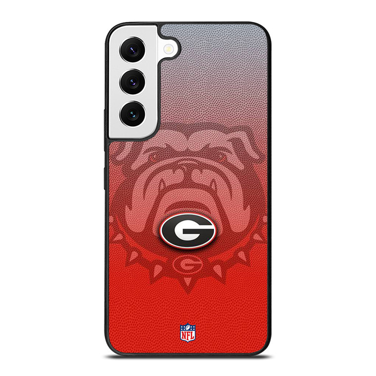 GEORGIA BULLDOGS FOOTBALL RED Samsung Galaxy S22 Case