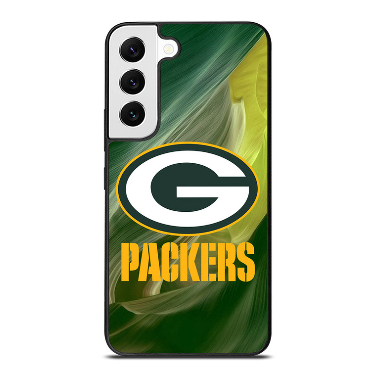 GREEN BAY PACKERS ART FOOTBALL Samsung Galaxy S22 Case