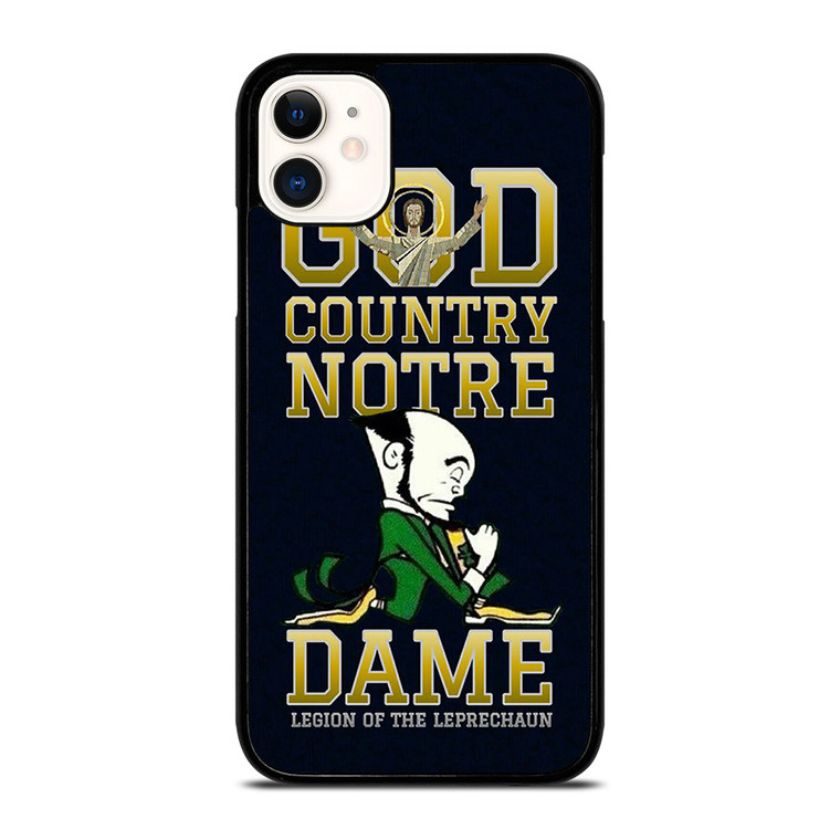 NOTRE DAME GOD COUNTRY iPhone 11 Case
