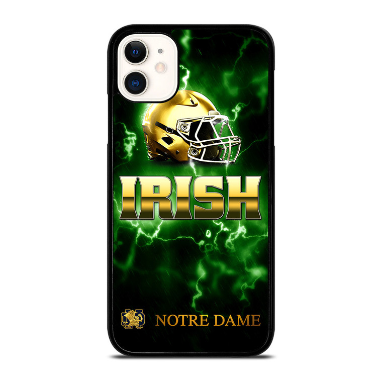 NOTRE DAME IRISH LOGO GREEN iPhone 11 Case NOTRE DAME IRISH LOGO GREEN iPhone 11 Case