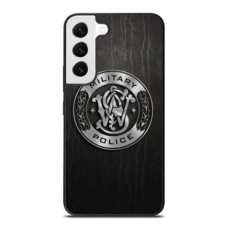 SMITH AND WESSON MILITARY POLICE METAL LOGO Samsung Galaxy S22 Case