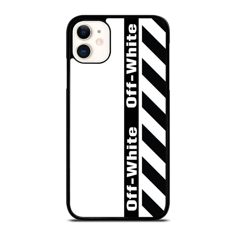OFF WHITE LOGO VERTICAL iPhone 11 Case