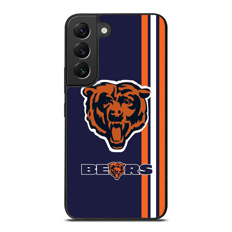 CHICAGO BEARS STRIPS ICON Samsung Galaxy S22 Plus Case