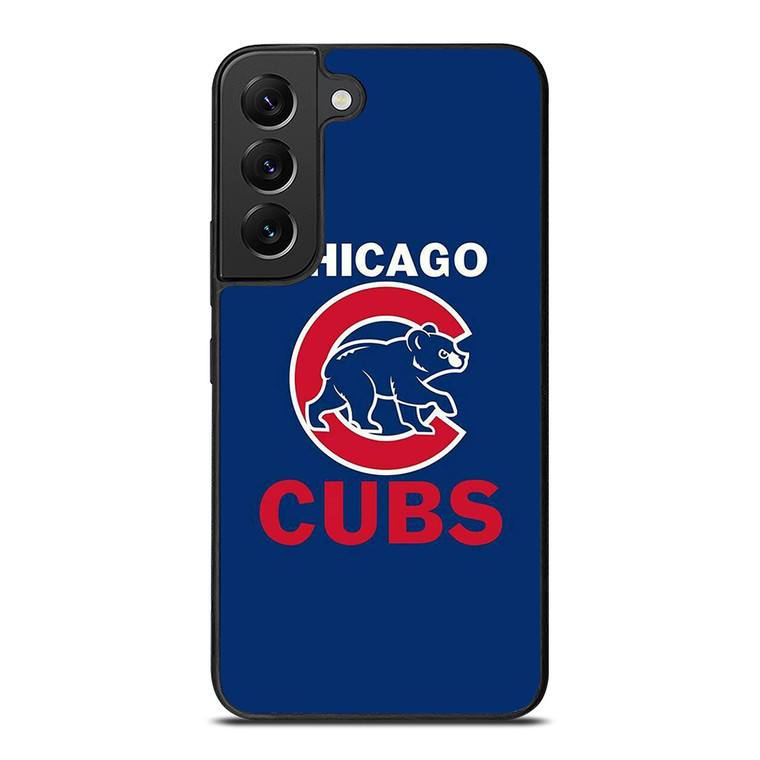 CHICAGO CUBS BLUE RED LOGO BASEBALL Samsung Galaxy S22 Plus Case