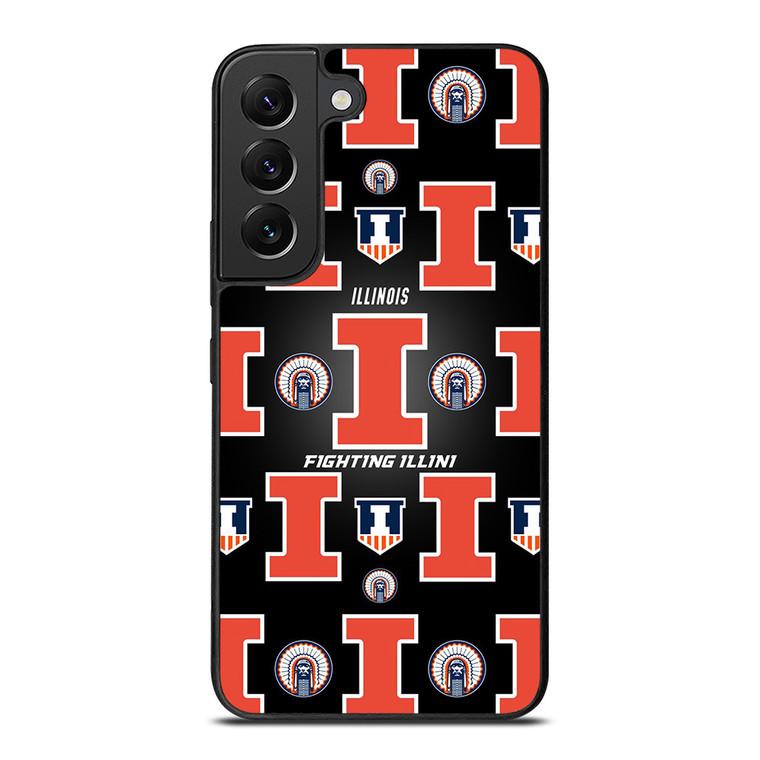 ILLINOIS FIGHTING ILLINI LOGO Samsung Galaxy S22 Plus Case