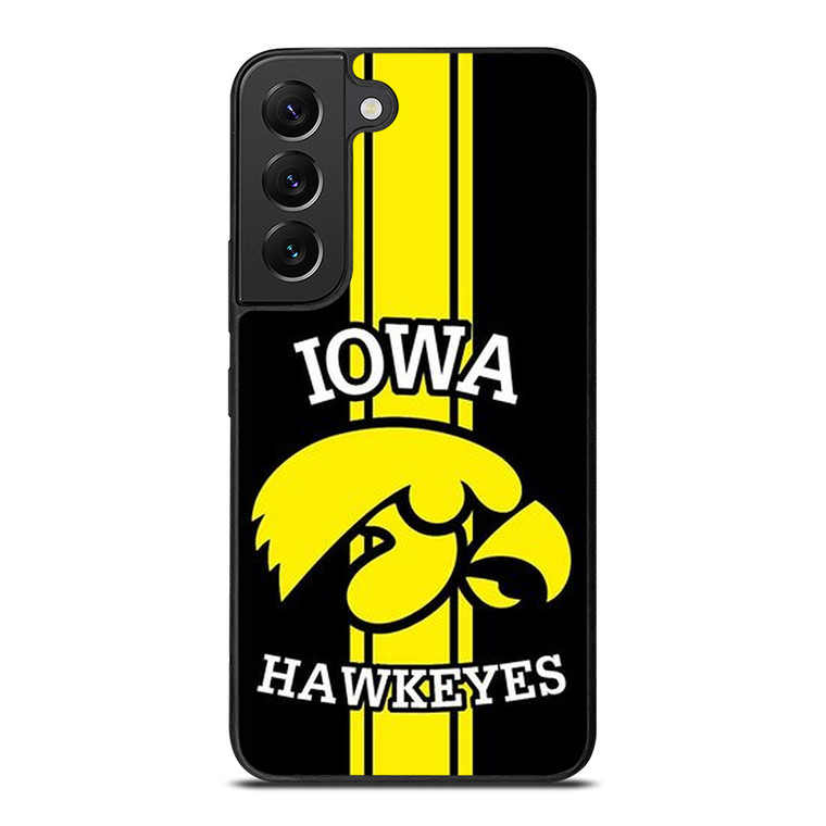 IOWA HAWKEYES STRIPS LOGO FOOTBALL TEAM Samsung Galaxy S22 Plus Case