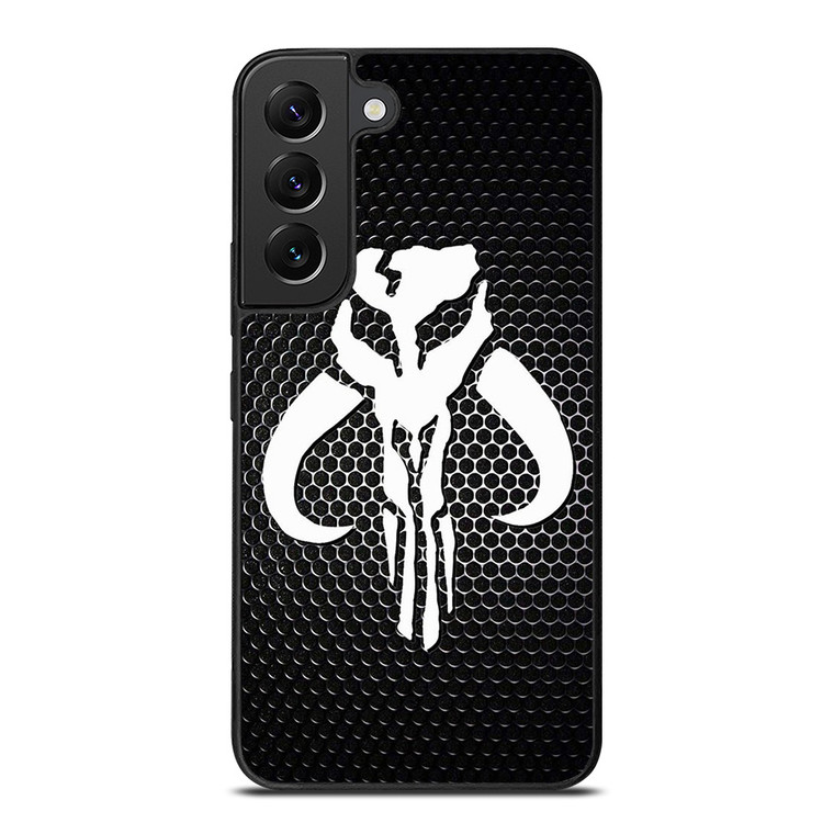 STAR WARS MANDALORIAN LOGO CARBON Samsung Galaxy S22 Plus Case