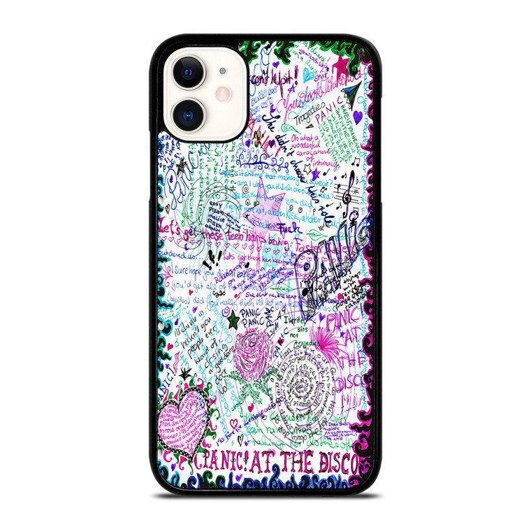 PANIC AT THE DISCO BY SAMARA BLACK iPhone 11 Case PANIC AT THE DISCO BY SAMARA BLACK iPhone 11 Case