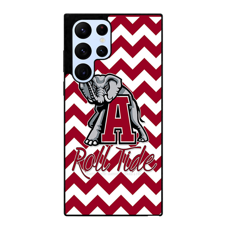 ALABAMA CRIMSON TIDE STRIP ROLL Samsung Galaxy S22 Ultra Case Samsung