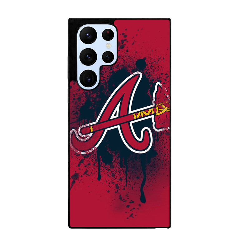 ATLANTA BRAVES MLB LOGO INITIAL Samsung Galaxy S22 Ultra Case Samsung