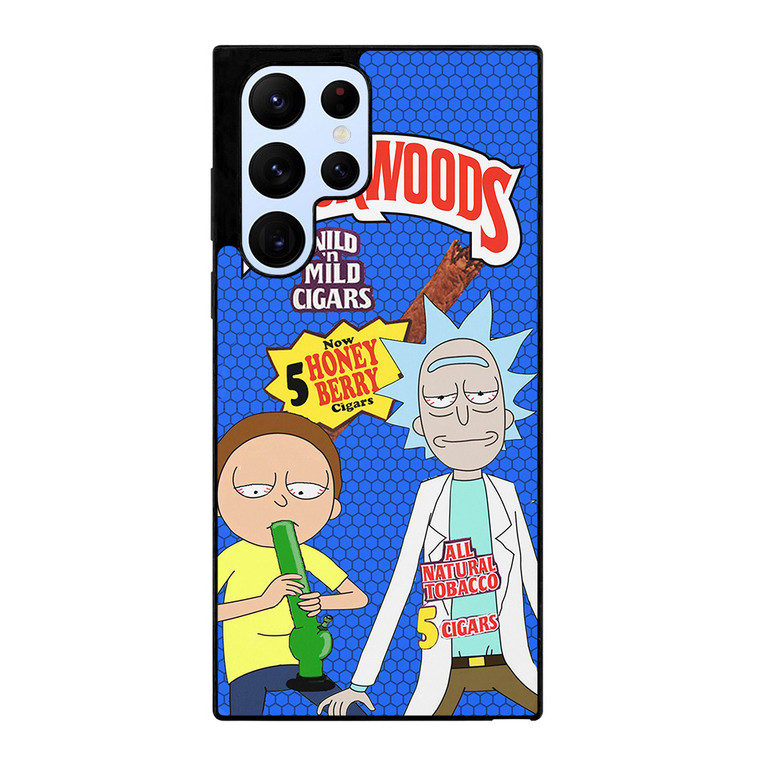 BACKWOODS RICK AND MORTY BLUE Samsung Galaxy S22 Ultra Case Samsung