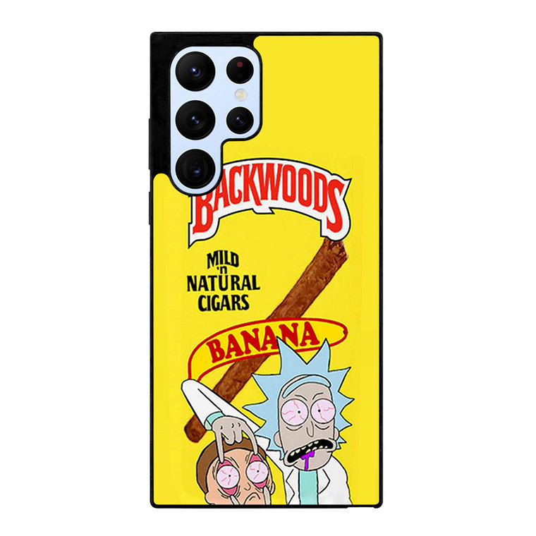 BACKWOODS RICK AND MORTY YELLOW Samsung Galaxy S22 Ultra Case Samsung