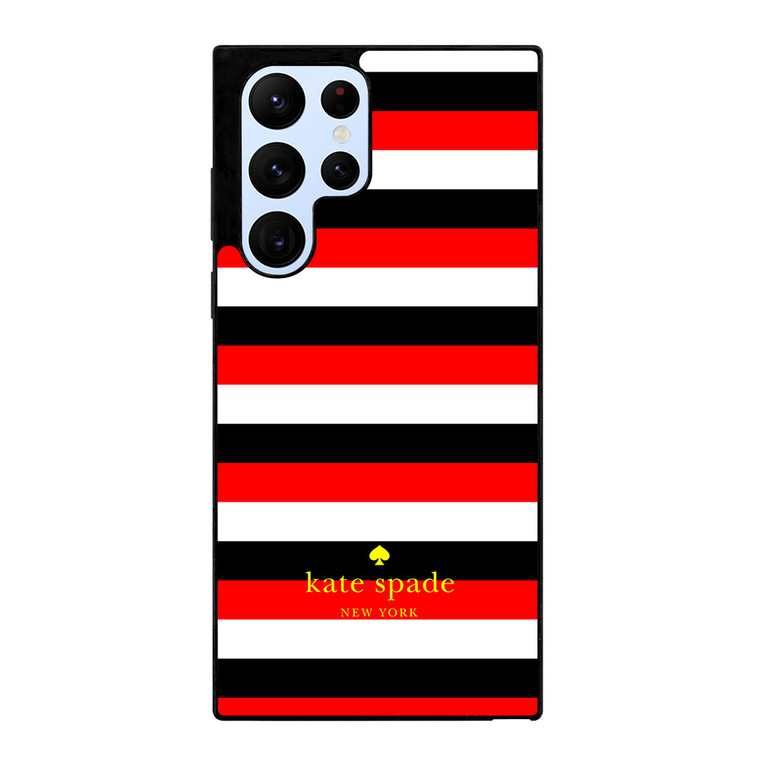 KATE SPADE PATTERN RED BLACK Samsung Galaxy S22 Ultra Case Samsung