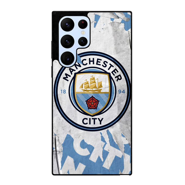 MANCHESTER CITY FOOTBALL ART LOGO Samsung Galaxy S22 Ultra Case Samsung