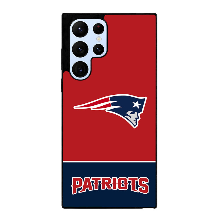 NEW ENGLAND PATRIOTS STRIPS FOOTBALL LOGO Samsung Galaxy S22 Ultra Case Samsung