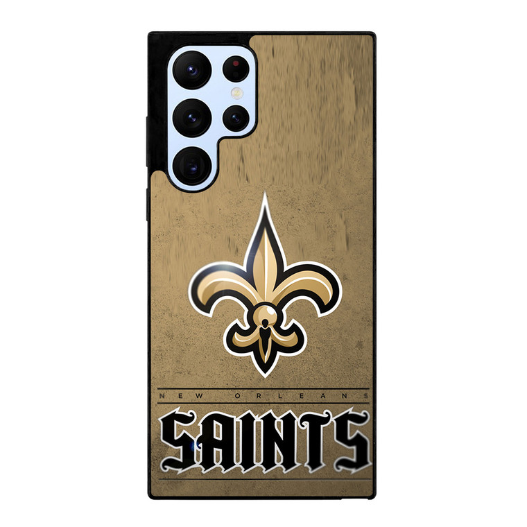 NEW ORLEANS SAINTS LOGO AND BACKGROUND Samsung Galaxy S22 Ultra Case Samsung