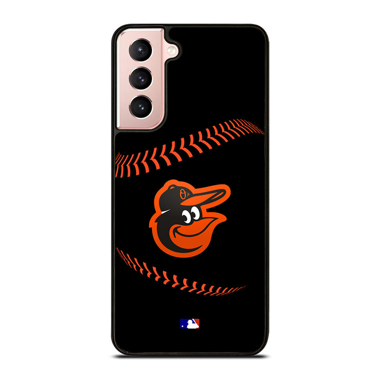 BALTIMORE ORIOLES BASEBALL BLACK Samsung Galaxy S21 Case