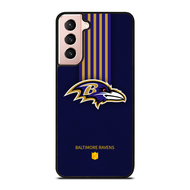 BALTIMORE RAVENS STRIP Samsung Galaxy S21 Case