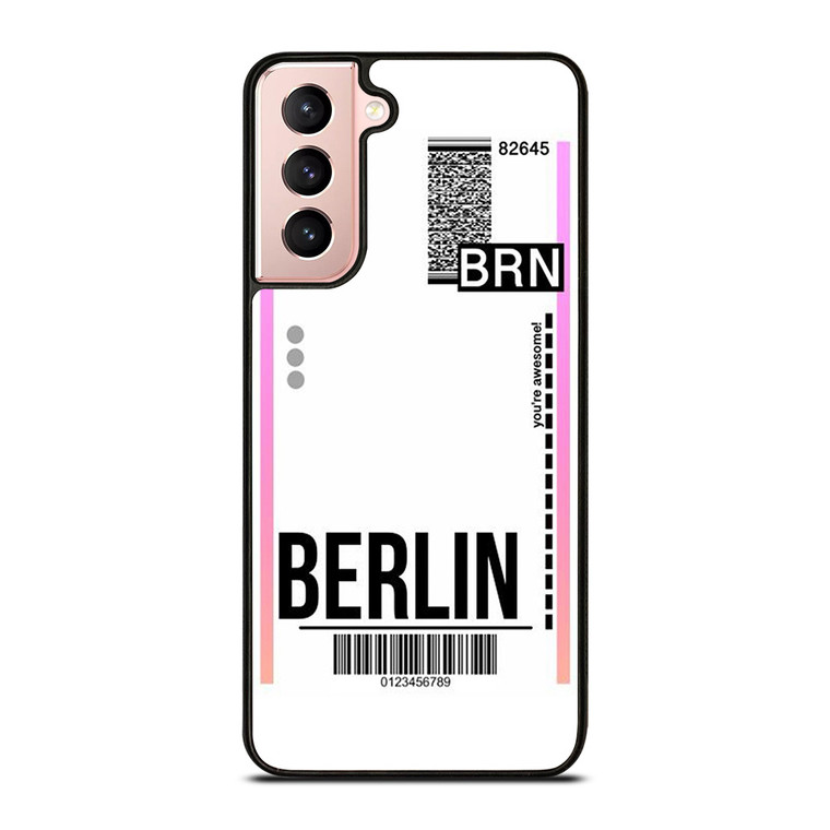 BERLIN BOARDING PASS Samsung Galaxy S21 Case