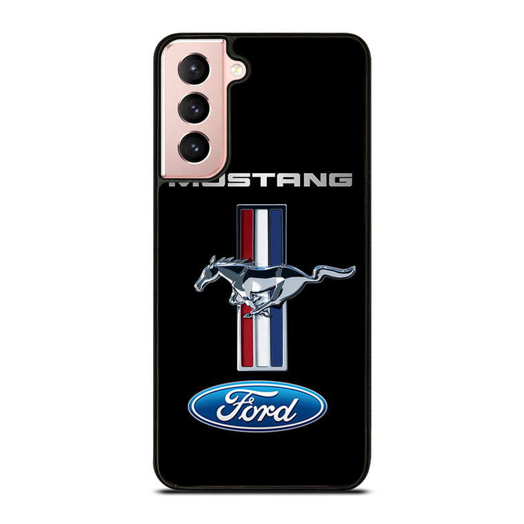 FORD MUSTANG STRIPS EMBLEM Samsung Galaxy S21 Case