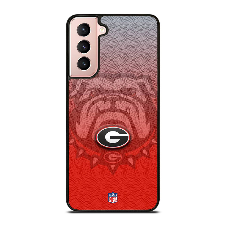 GEORGIA BULLDOGS FOOTBALL RED Samsung Galaxy S21 Case